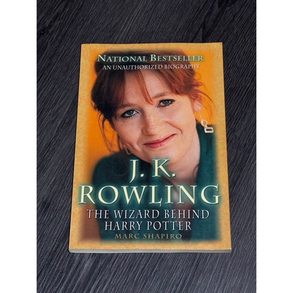 J.K. Rowling The Wizard Behind Harry Potter Softcover Book